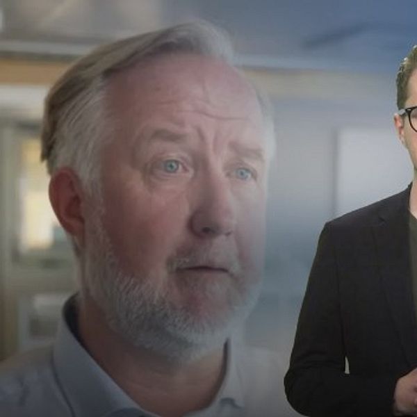 Johan Pehrson och programledare