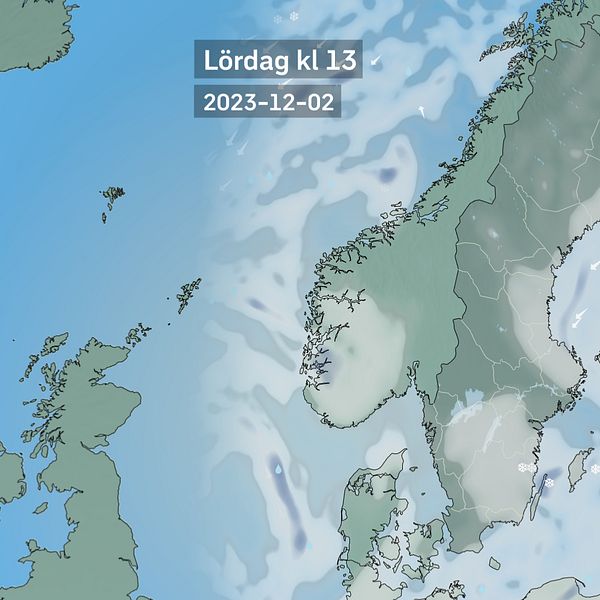 Vädret de kommande dagarna