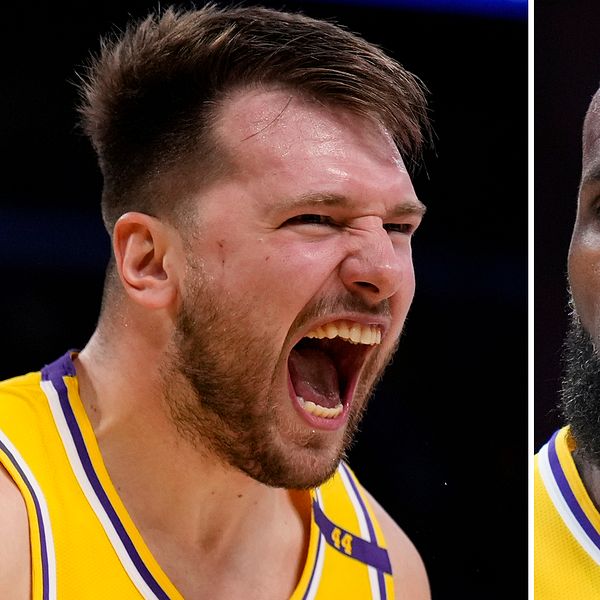 LeBron James och Luka Doncic