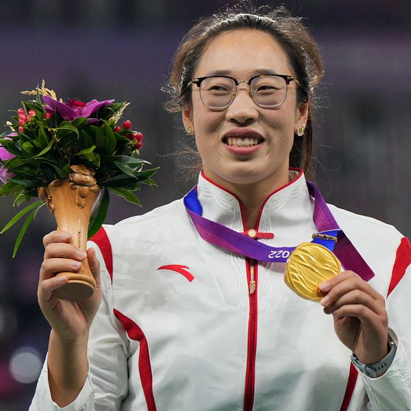 Feng Bin följde upp VM-guldet från förra året.