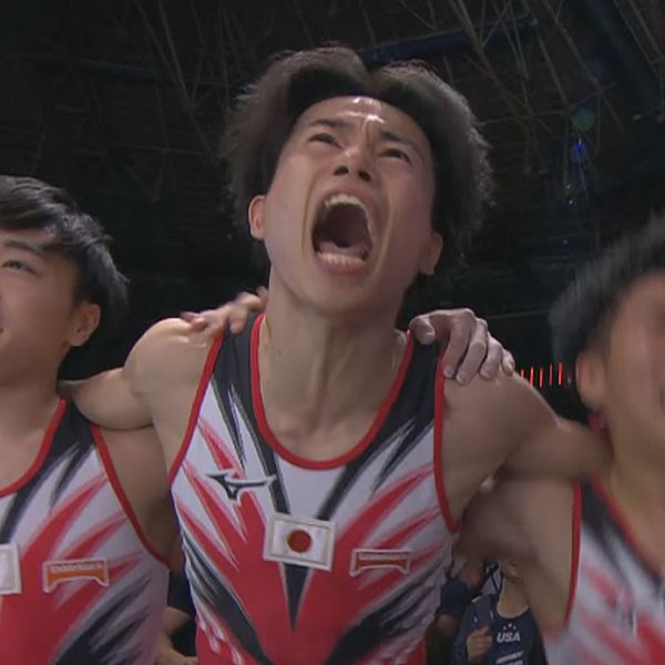 Japan vann VM-guld i gymnastik-VM