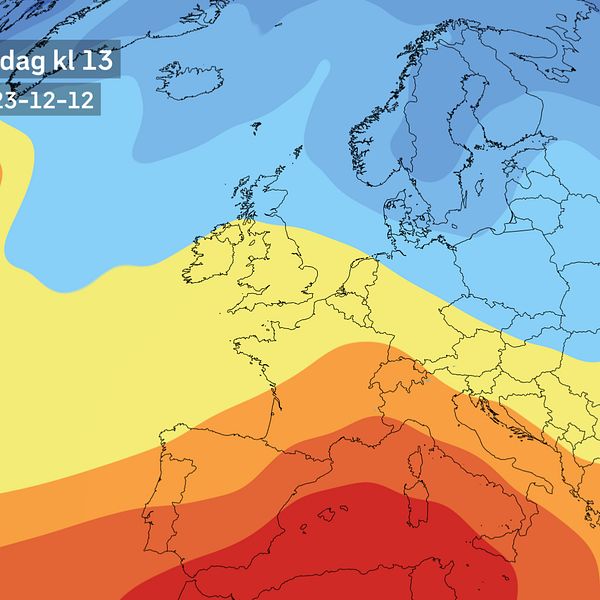 Europavädret närmsta tiden