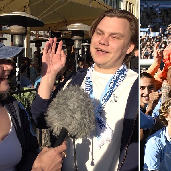 Glada malmöbor efter cupvinsten