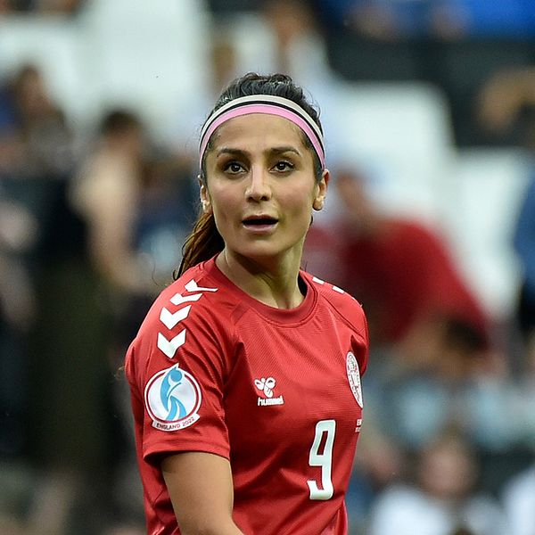 Danmarks Nadia Nadim under EM 2022.