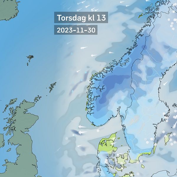 Vädret de kommande dagarna