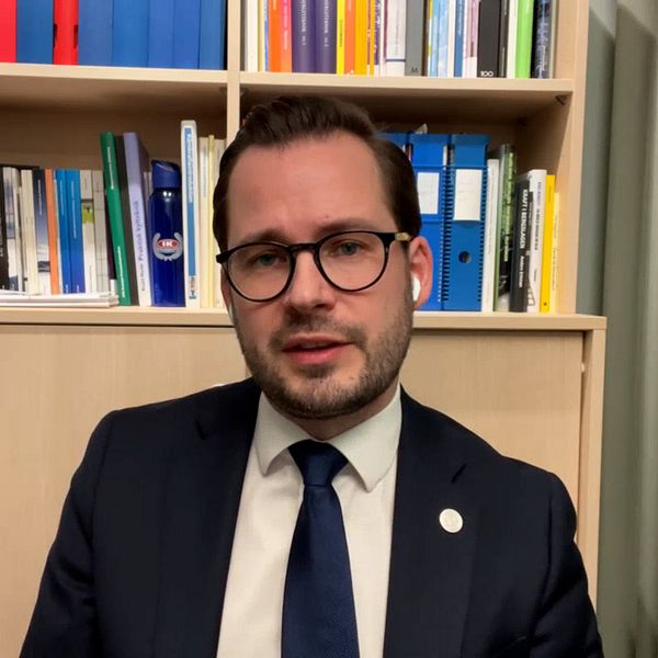 SD partisekreterare Mattias Bäckström Johansson