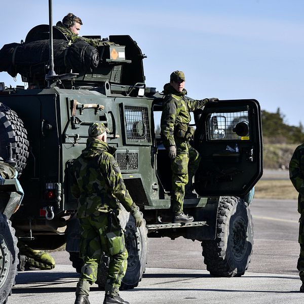 Militärer på Gotland