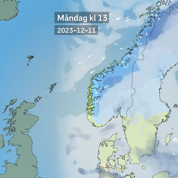 Vädret framöver