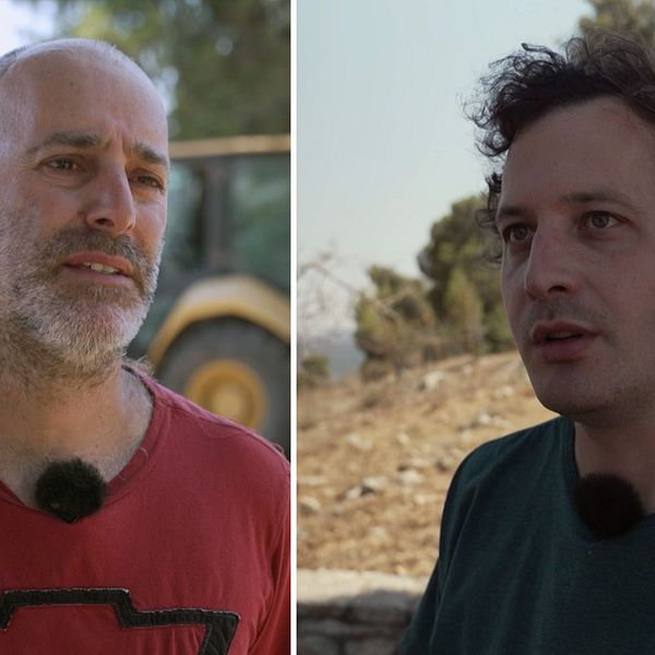 Boende i norra Israel om kriget.