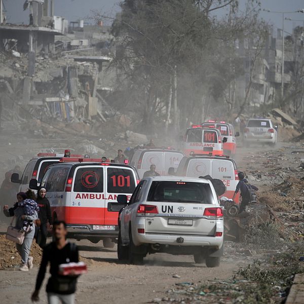Ambulanser i Gaza