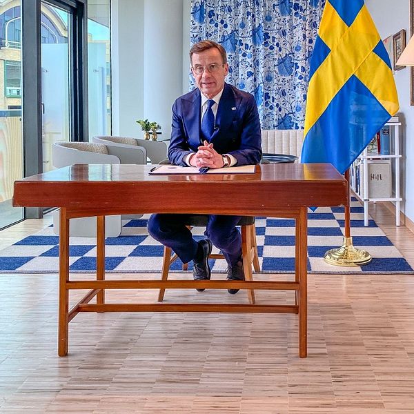 Sveriges anslutningsdokument påskrivna av statsminister Ulf Kristersson