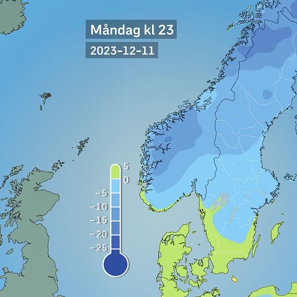 Vädret närmsta tiden