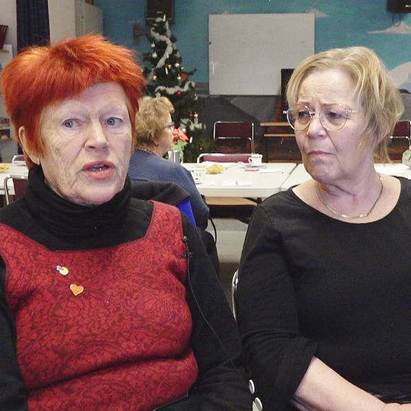 Birgitta Fernström, orrdförande i Demensföreningen,  Lena Stenberg, vice ordf. i Reumatikerföreningen.