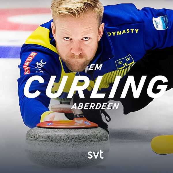 Sveriges skipper Niklas Edin. – Curling: EM