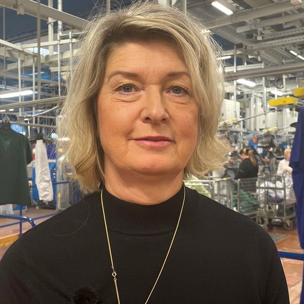 Malin Schiller Strateg  Försörjningsförvaltningen på tvätteriet i Alingsås