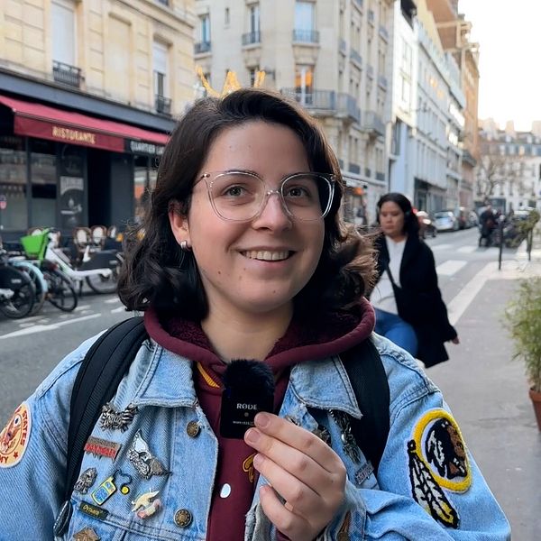 Voxpop i Paris om rökning.