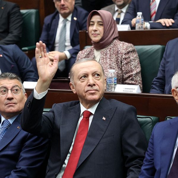 Turkiets president Recep Tayyip Erdogan.