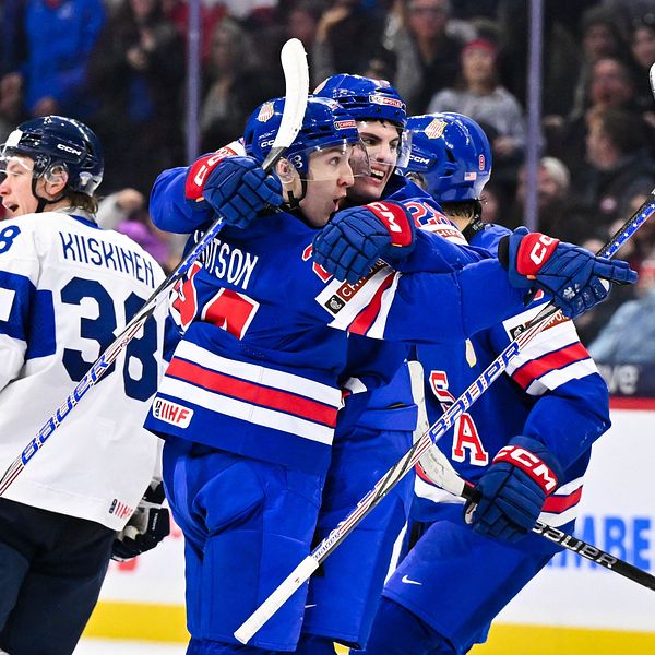 Cole Hutson såg till att ta matchen till förlängning med sitt 3-3-mål.