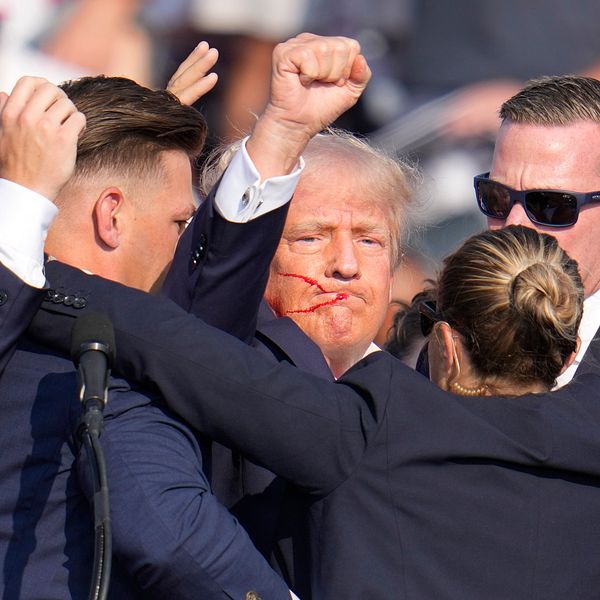 ”Om nyhetsbilder kan avgöra val så kanske bilden på Trump just gjorde det”