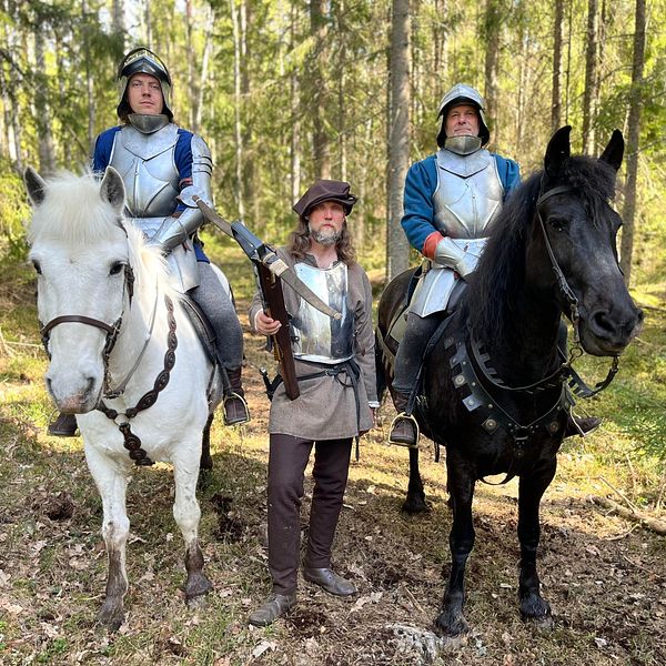 Gustav Norman, Mattias Andersson och Kurt Nilsson från Arbogariddarna.