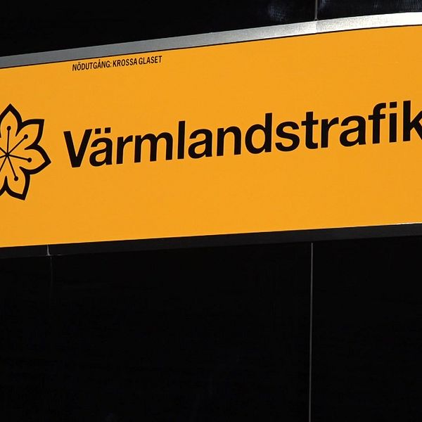 Utsidan av en Värmlandstrafikbuss.