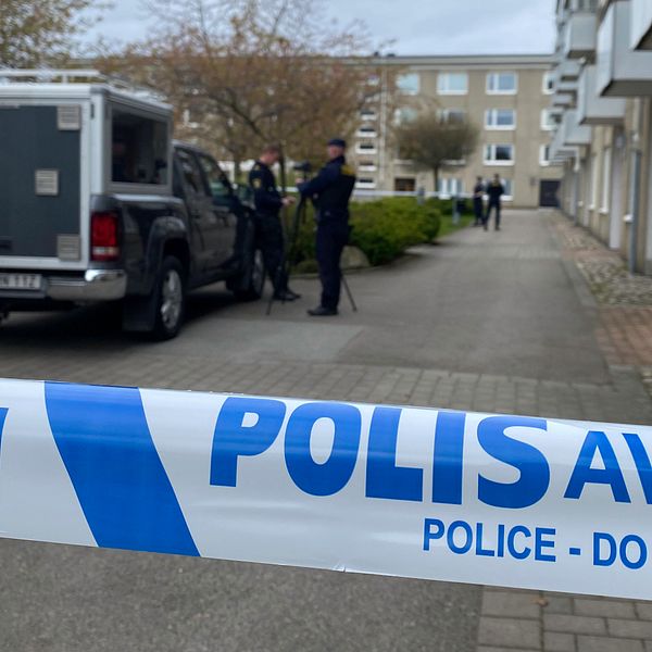 En explosion inträffade i ett trapphus i Helsingborg på måndagseftermiddagen.
