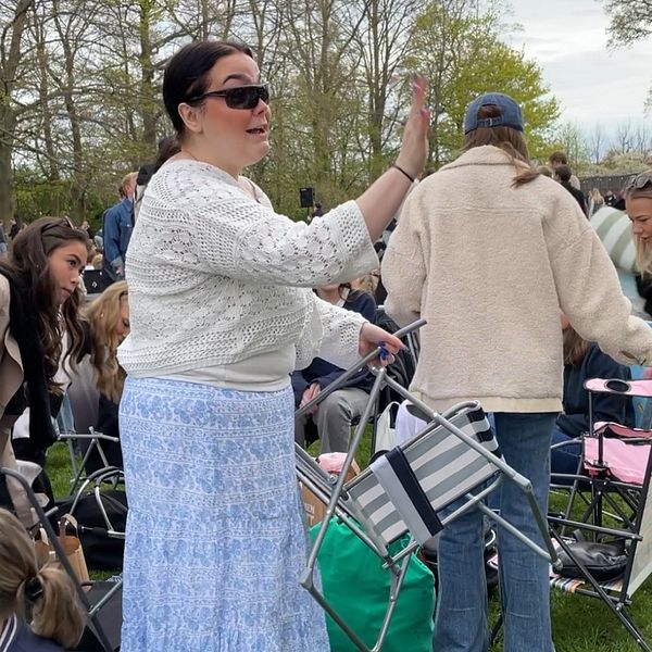 Morgonpigga valborgsfirare i Lund – ”Gäller att få en bra plats”