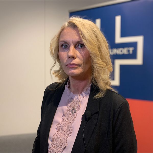 Anna Seiborg Kidell är Vårdförbundets ordförande i Kronobergs län