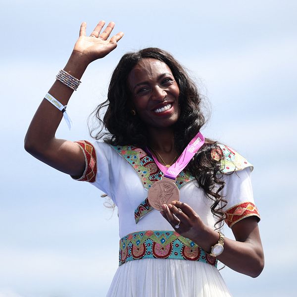 Abeba Aregawi har fått sitt OS-brons