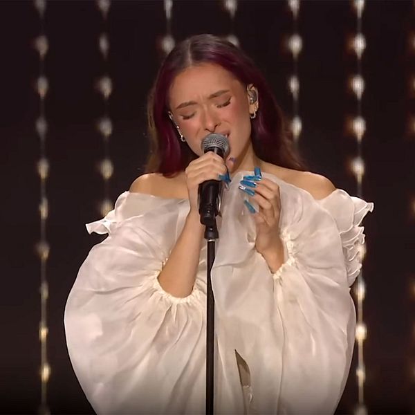 Eden Golan uppträder i det israeliska kvalet för Eurovision.