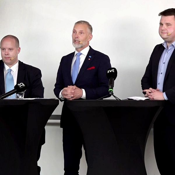 Andreas Sjölander, Stefan Dalin, Niklas Säwén – tre socialdemokratiska kommunalråd