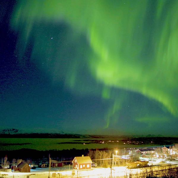 Norrsken över Abisko.