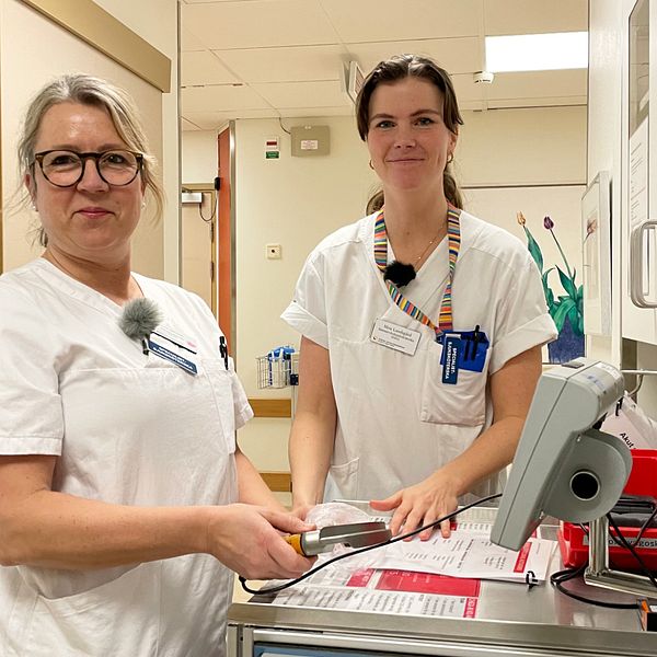 Intensivvårdssjuksköterskorna Ann och Moa på Thiva.