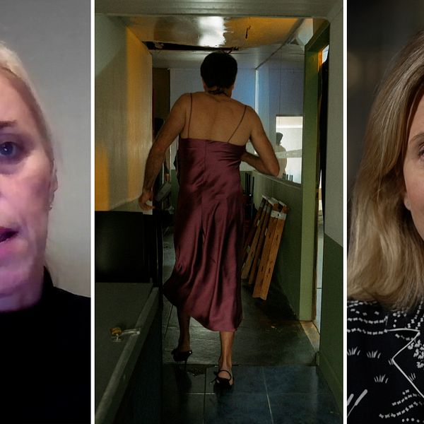 Christina Hill, ansvarig utgivare på SVT, David Batra i programmet First Lady, och Jonna Sima, ledarskribent på Aftonbladet