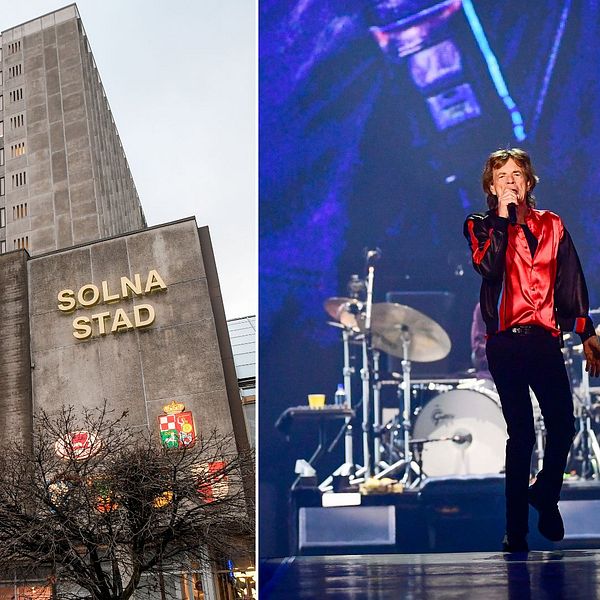 Solna stad och Mick Jagger