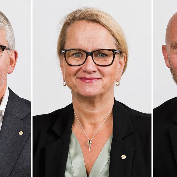 Henrik Svensson, till vänster, och Lars Christensen, till höger, blir tillfälliga ersättare för avgående Lena Gefvert.
