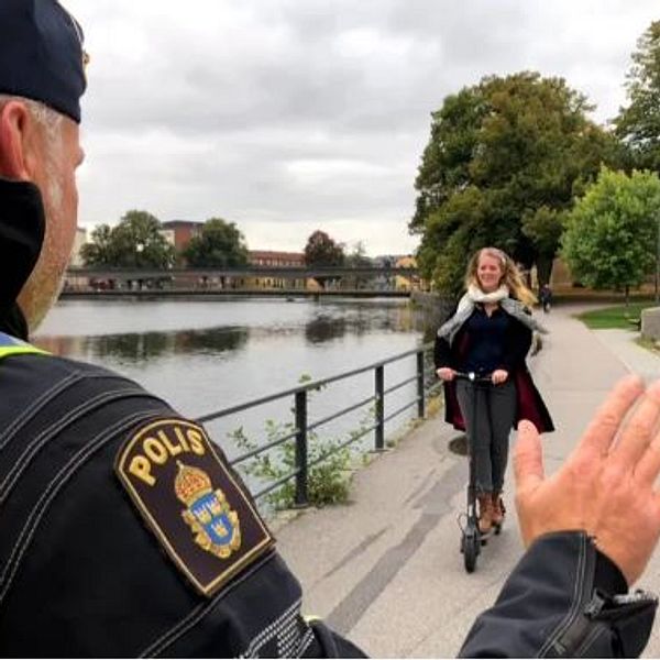 Hör trafikpolisen Tomas Bonn berätta om ringklocketvång, hastighetsbegränsningar och säkerhetstänk.