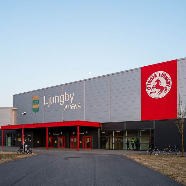 Ljungby Arena från utsidan