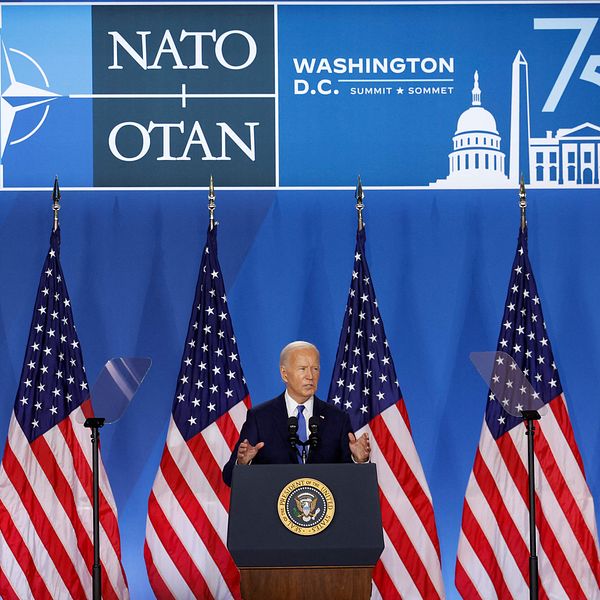 Joe Biden gave a speech and answered questions from reporters.