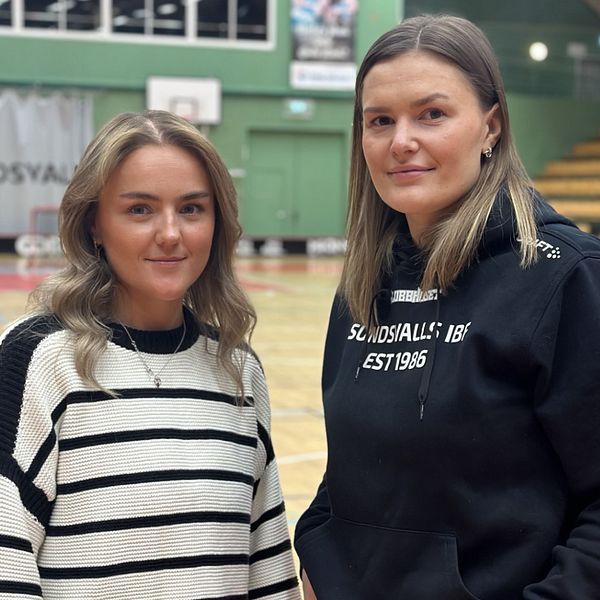 Olivia Isaksson och Stina Allgulander är kaptener i Sundsvalls innebandyförening.