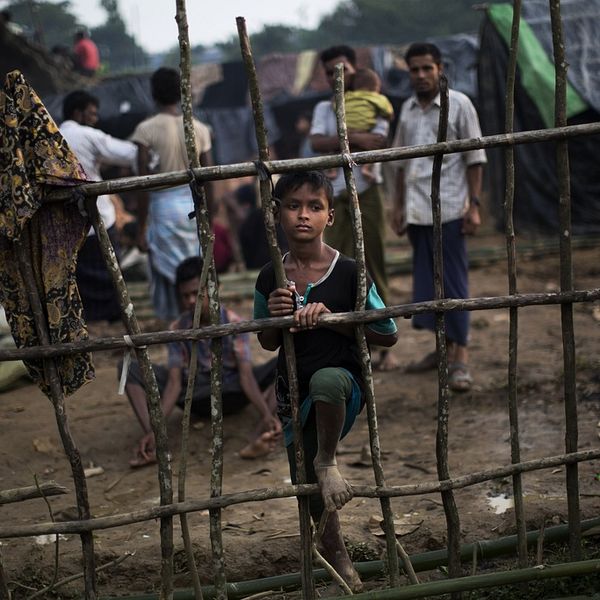 600 000 rohingyer bor kvar i Myanmar efter det blodiga folkmordet.