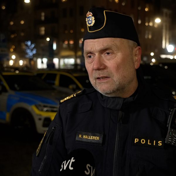Niclas Hallgren, biträdande regionpolischef i Bergslagen till SVT Nyheter.