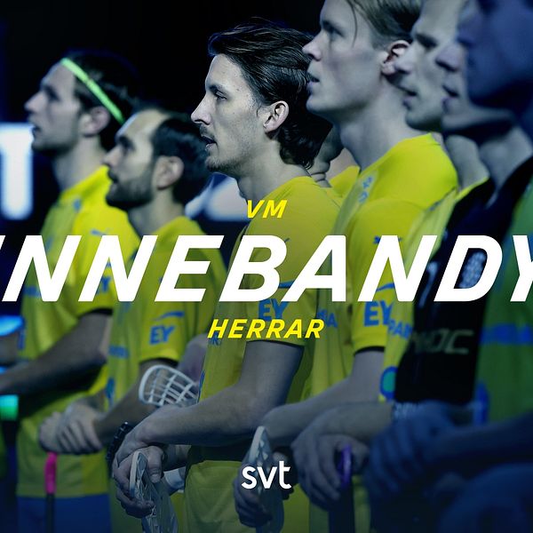 Emil Johansson i Sveriges herrlag som spelar i innebandy-VM. – Innebandy-VM: Herrar