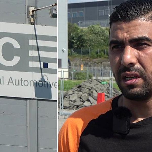 IAC skylt och anställd