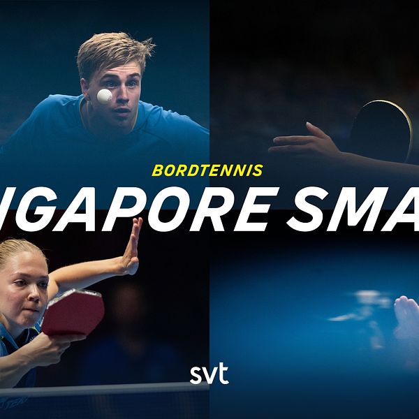 Bild på flera svenska bordtennisspelare
