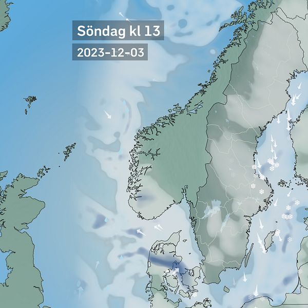 Vädret kommande dagar