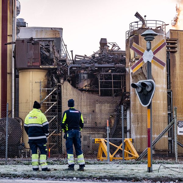 Explosion vid Sveriges sockerbruk i Örtofta.