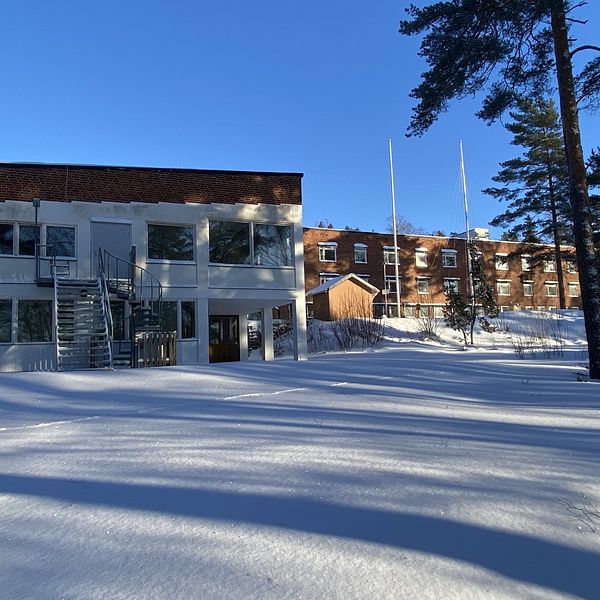 Byggnader på Mariebergsområdet i Kristinehamn