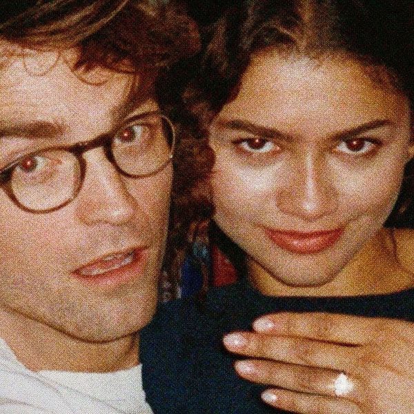 Robert Pattinson och Zendaya i en scen från The Drama