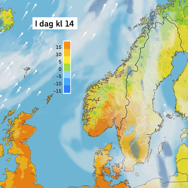 Vädret kommande dagar